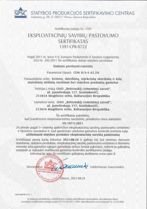CEM II A-S 42,5N_LT