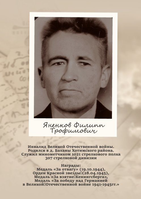 Яненков Филипп Трофимович