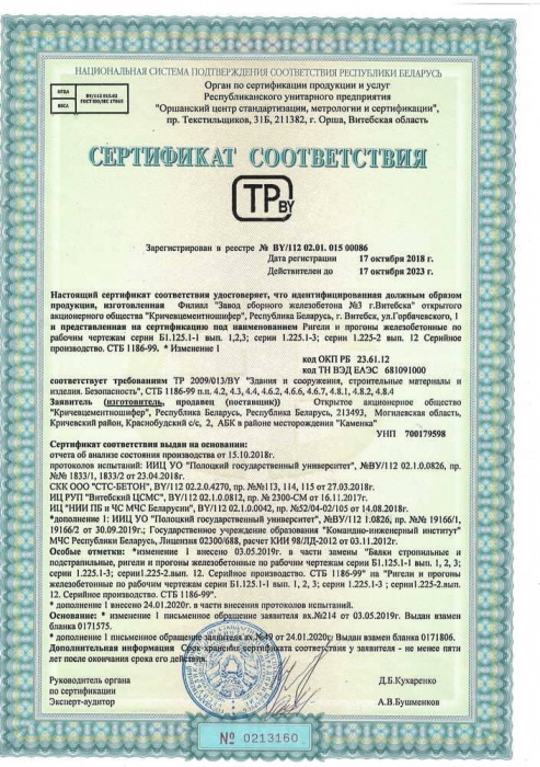 Ригели, прогоны