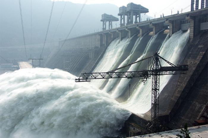 Красноярская ГЭС на р.Енисей 