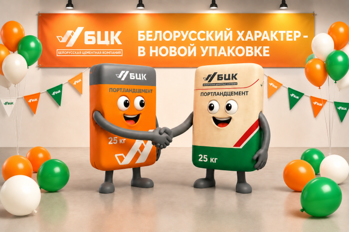БЦК обновила упаковку цемента для внутреннего рынка