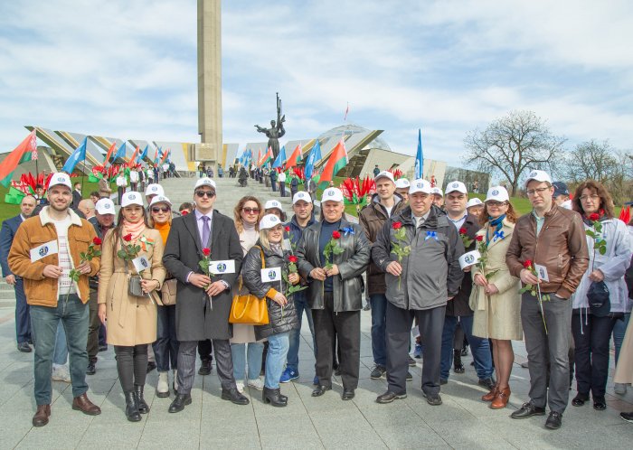 Прадпрыемствы Беларускай цэментнай кампаніі прынялі ўдзел у традыцыйных першамайскіх мерапрыемствах