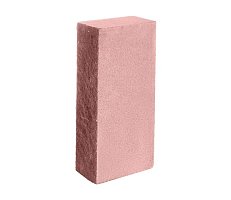 Кирпич силикатный одинарный лицевой полнотелый колотый гидрофобизированный (СОЛПоКГ) красный