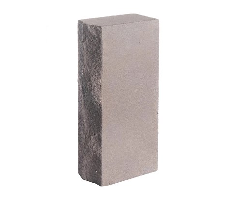 Кирпич силикатный одинарный лицевой полнотелый рустированный гидрофобизированный (СОЛПоРуГ) коричневый