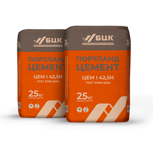 Бездобавочный портландцемент ЦЕМ 0 42,5Б ГОСТ 31108-2020