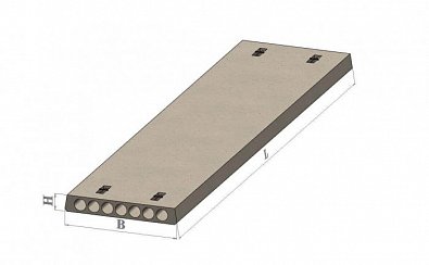 Плиты перекрытия железобетонные многопустотные шириной 1,5м