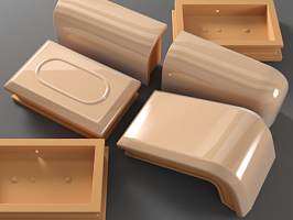 Изразец печной рядовой цветной 205*130 мм