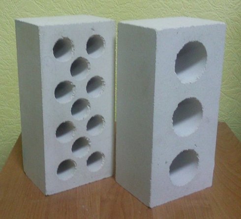 Кирпич силикатный рядовой утолщенный (пустотелый) Кирпич силикатный рядовой утолщенный (пустотелый)