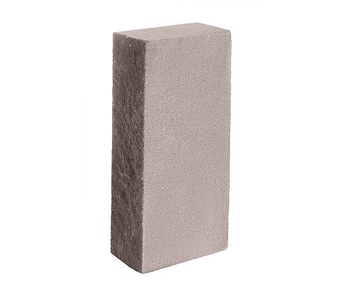Кирпич силикатный одинарный лицевой полнотелый колотый гидрофобизированный (СОЛПоКГ) коричневый