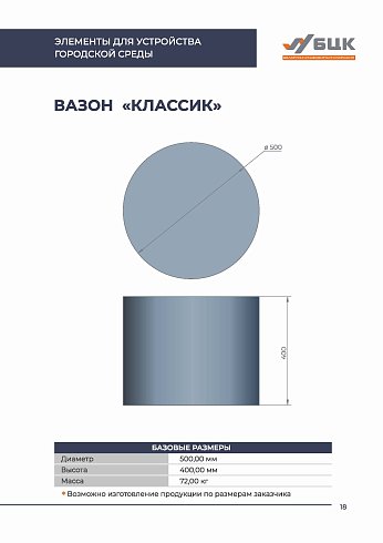 Вазон «Классик» 