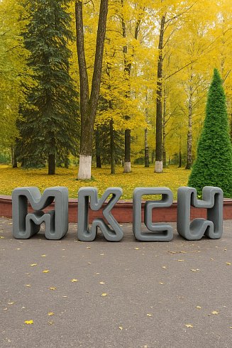 Элемент декоративный из букв