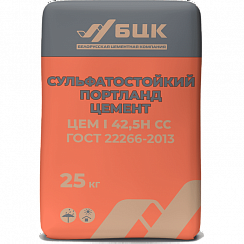 Сульфатостойкий портландцемент ЦЕМ I 42,5Н СС ГОСТ 22266-2013 Сульфатостойкий портландцемент ЦЕМ I 42,5Н СС ГОСТ 22266-2013