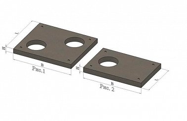 Плиты перекрытия каналов с отверстиями