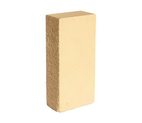 Кирпич силикатный одинарный лицевой полнотелый колотый гидрофобизированный (СОЛПоКГ) желтый