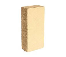 Кирпич силикатный одинарный лицевой полнотелый колотый гидрофобизированный (СОЛПоКГ) желтый